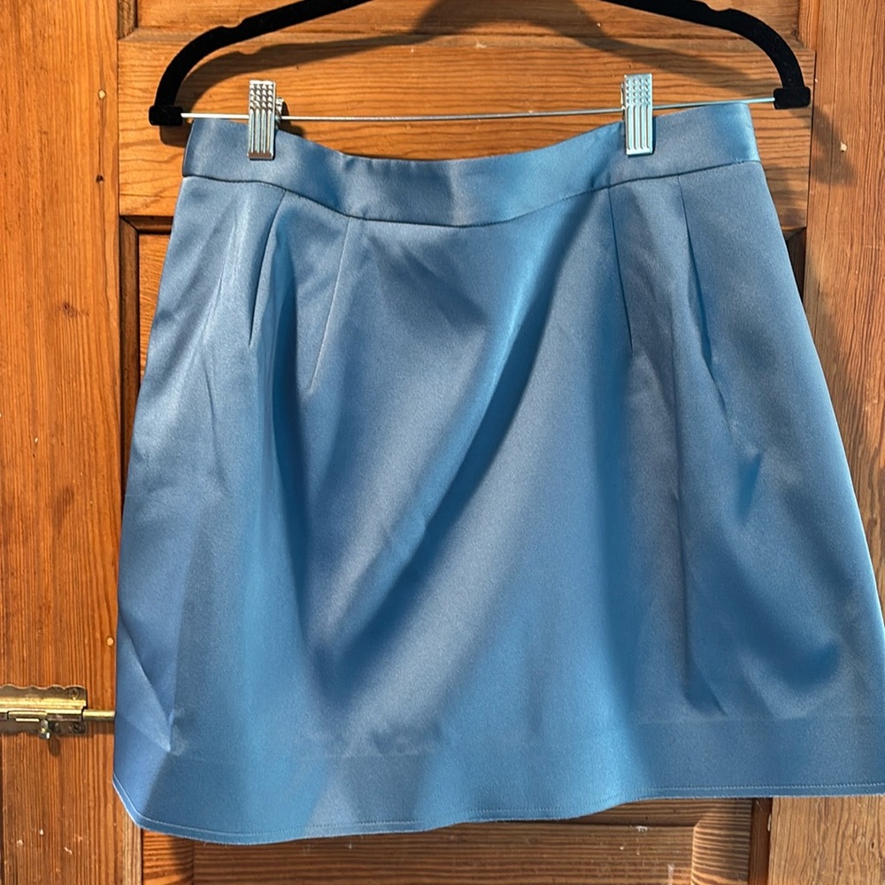 Cos light blue mini skirt. Structural and very cool. Size 14. Worn once.